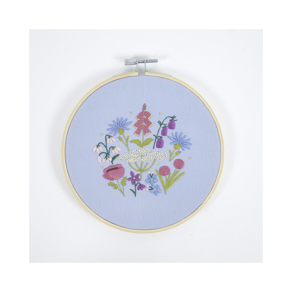 Kit broderie Jardin anglais DMC