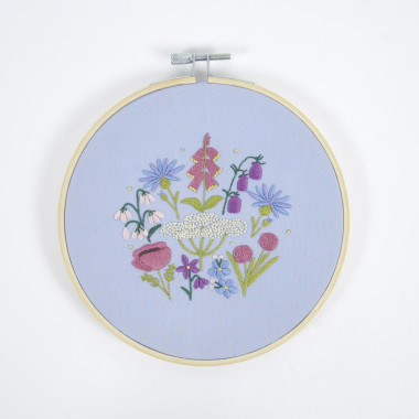 Kit broderie Jardin anglais DMC
