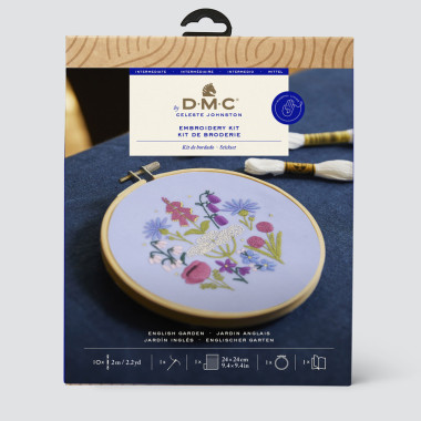 Kit broderie Jardin anglais DMC