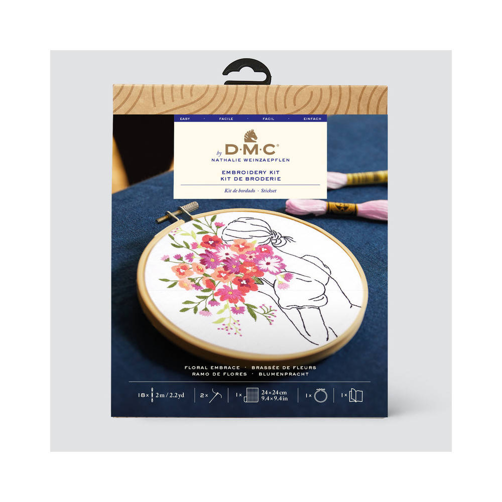 Kit broderie Brassée de fleurs DMC