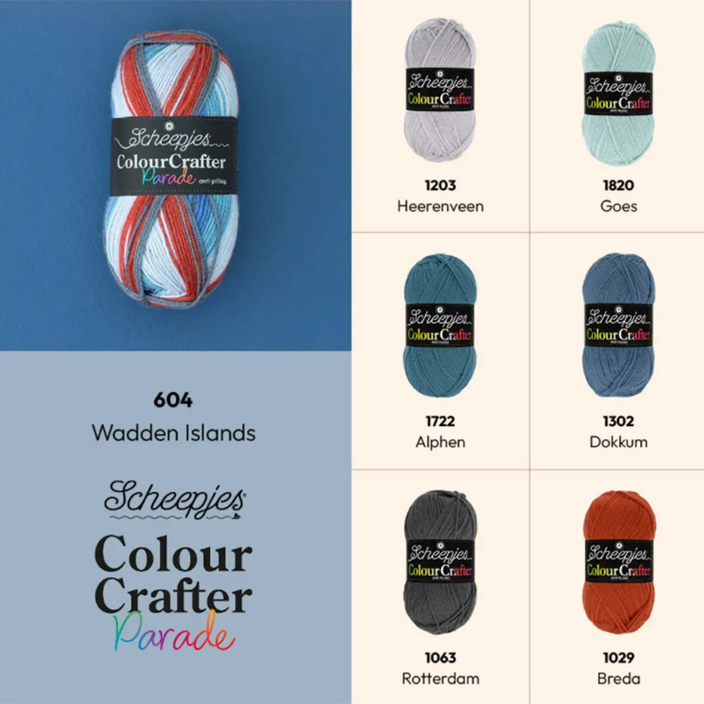 Fil anti-boulochage Scheepjes Colour Crafter Parade