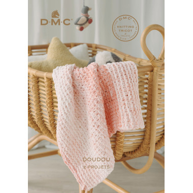 Livre spécial fil Doudou 2 projets au tricot et au crochet DMC