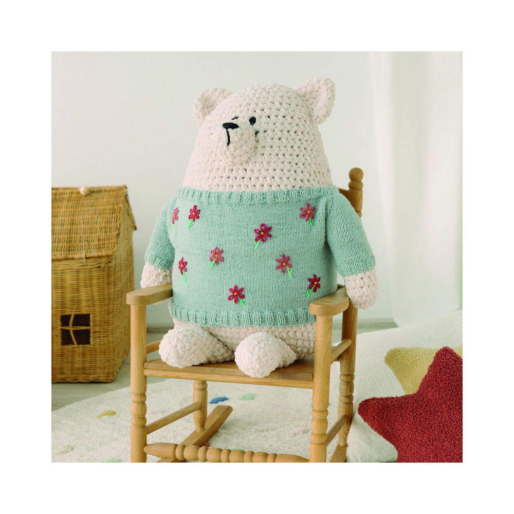 Livre spécial fil Doudou 2 projets au tricot et au crochet DMC