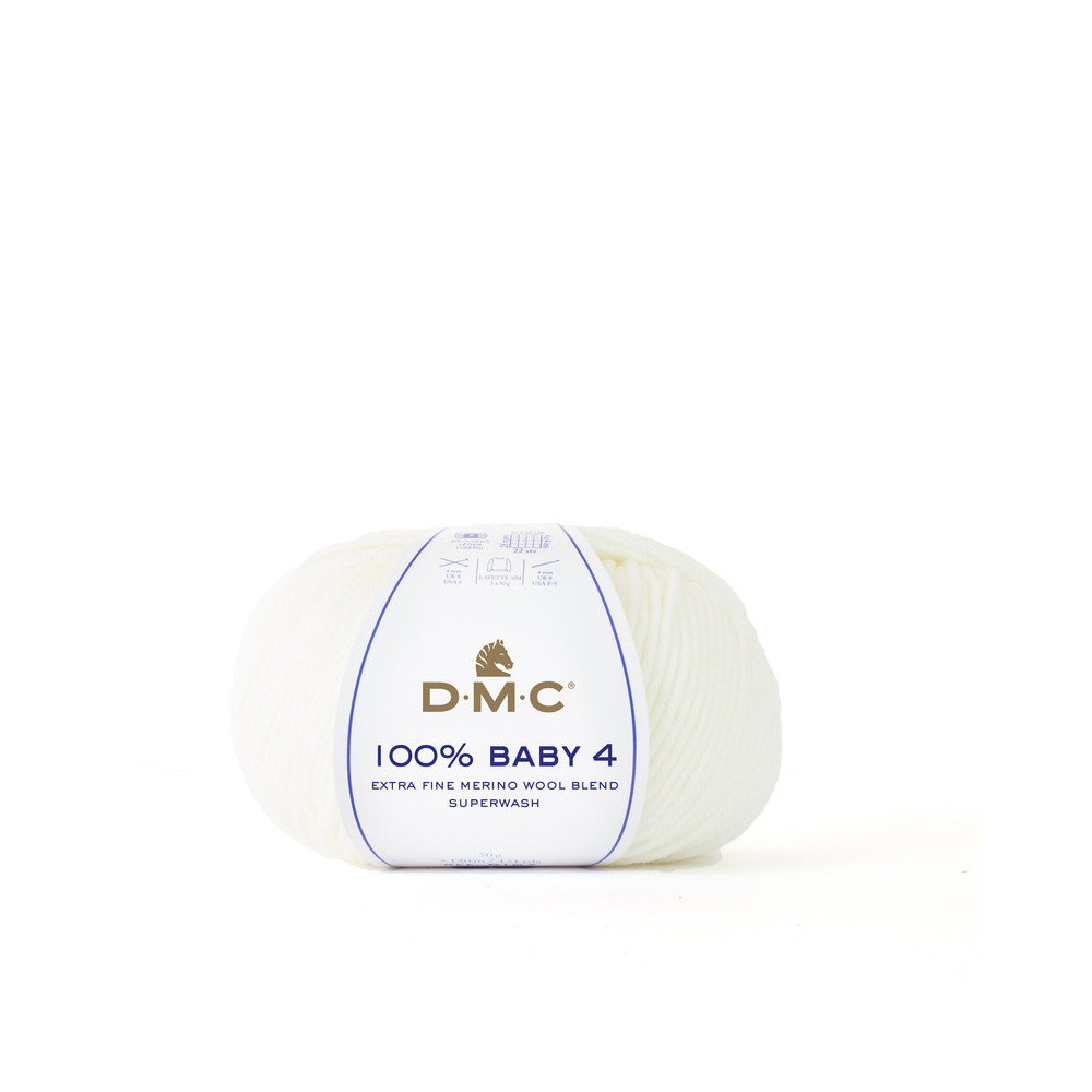 Fil mérinos et polyamide DMC 100% Baby 4
