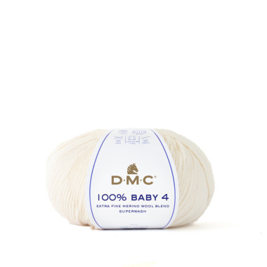 Fil mérinos et polyamide DMC 100% Baby 4