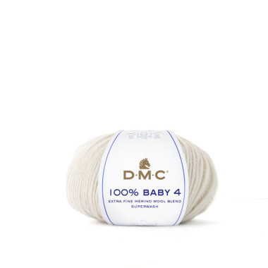 Fil mérinos et polyamide DMC 100% Baby 4