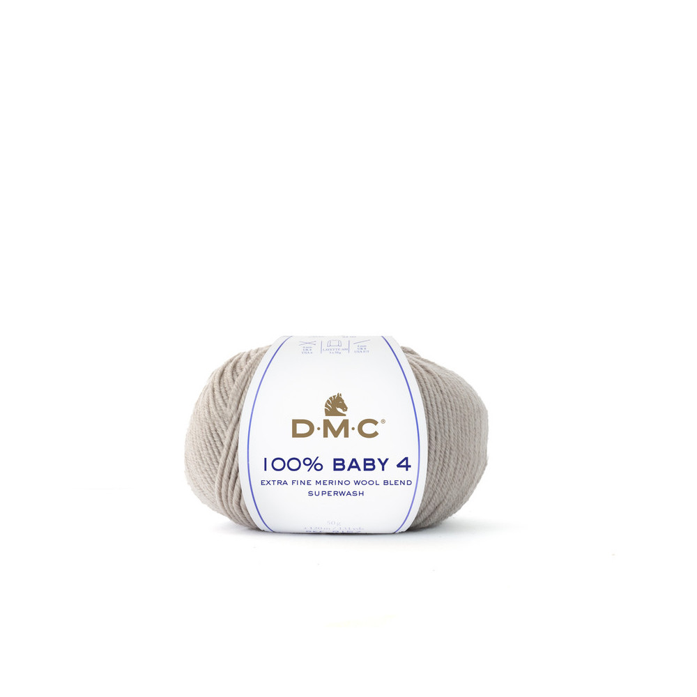 Fil mérinos et polyamide DMC 100% Baby 4