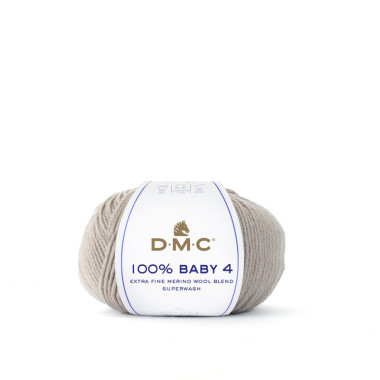 Fil mérinos et polyamide DMC 100% Baby 4