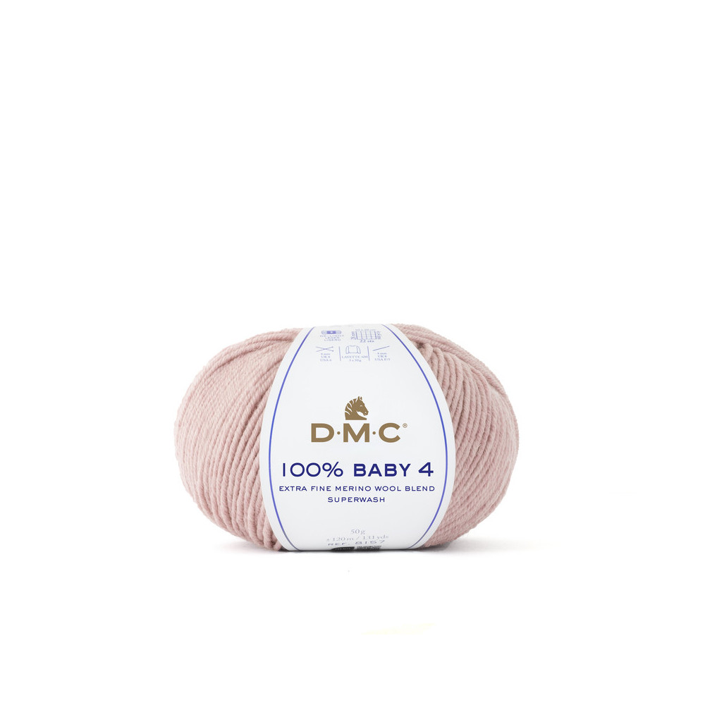 Fil mérinos et polyamide DMC 100% Baby 4