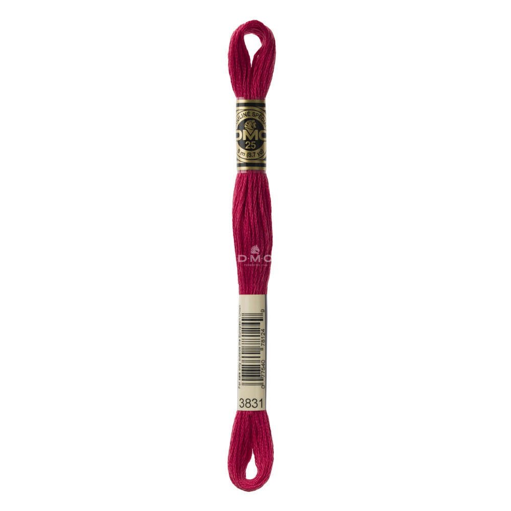 Mouliné spécial DMC 117MC - Nuances rose / rouge / violet / bleu