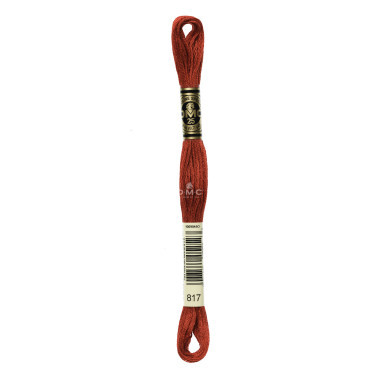 Mouliné spécial DMC 117MC - Nuances rose / rouge / violet / bleu