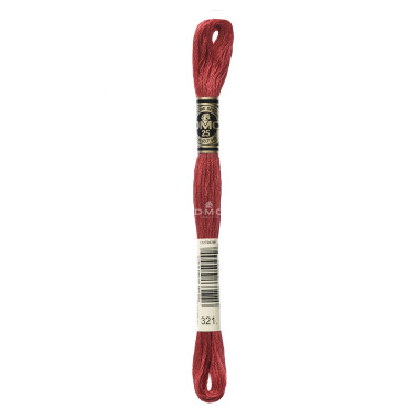 Mouliné spécial DMC 117MC - Nuances rose / rouge / violet / bleu