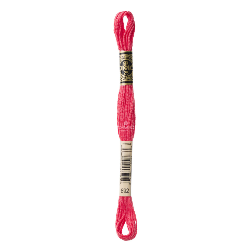 Mouliné spécial DMC 117MC - Nuances rose / rouge / violet / bleu