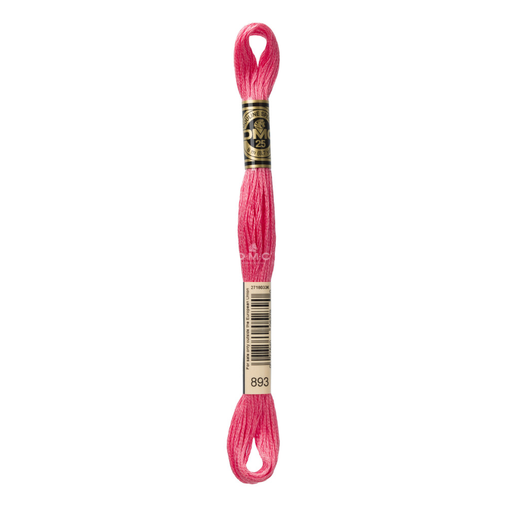 Mouliné spécial DMC 117MC - Nuances rose / rouge / violet / bleu