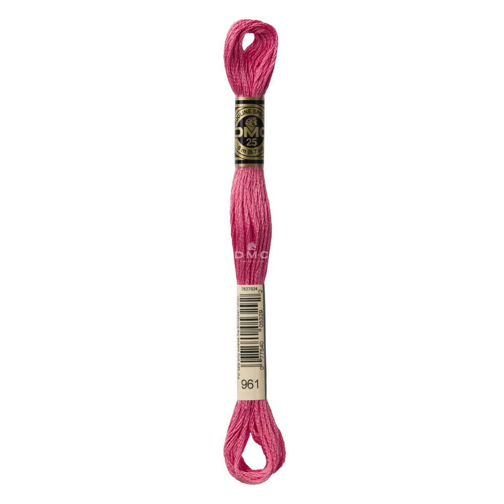 Mouliné spécial DMC 117MC - Nuances rose / rouge / violet / bleu