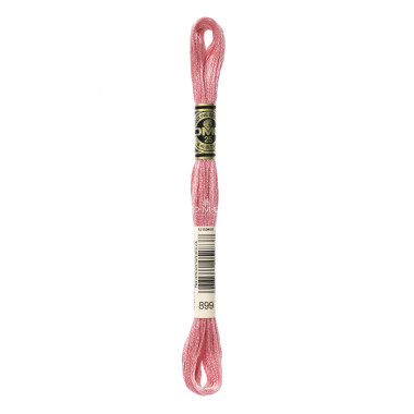 Mouliné spécial DMC 117MC - Nuances rose / rouge / violet / bleu