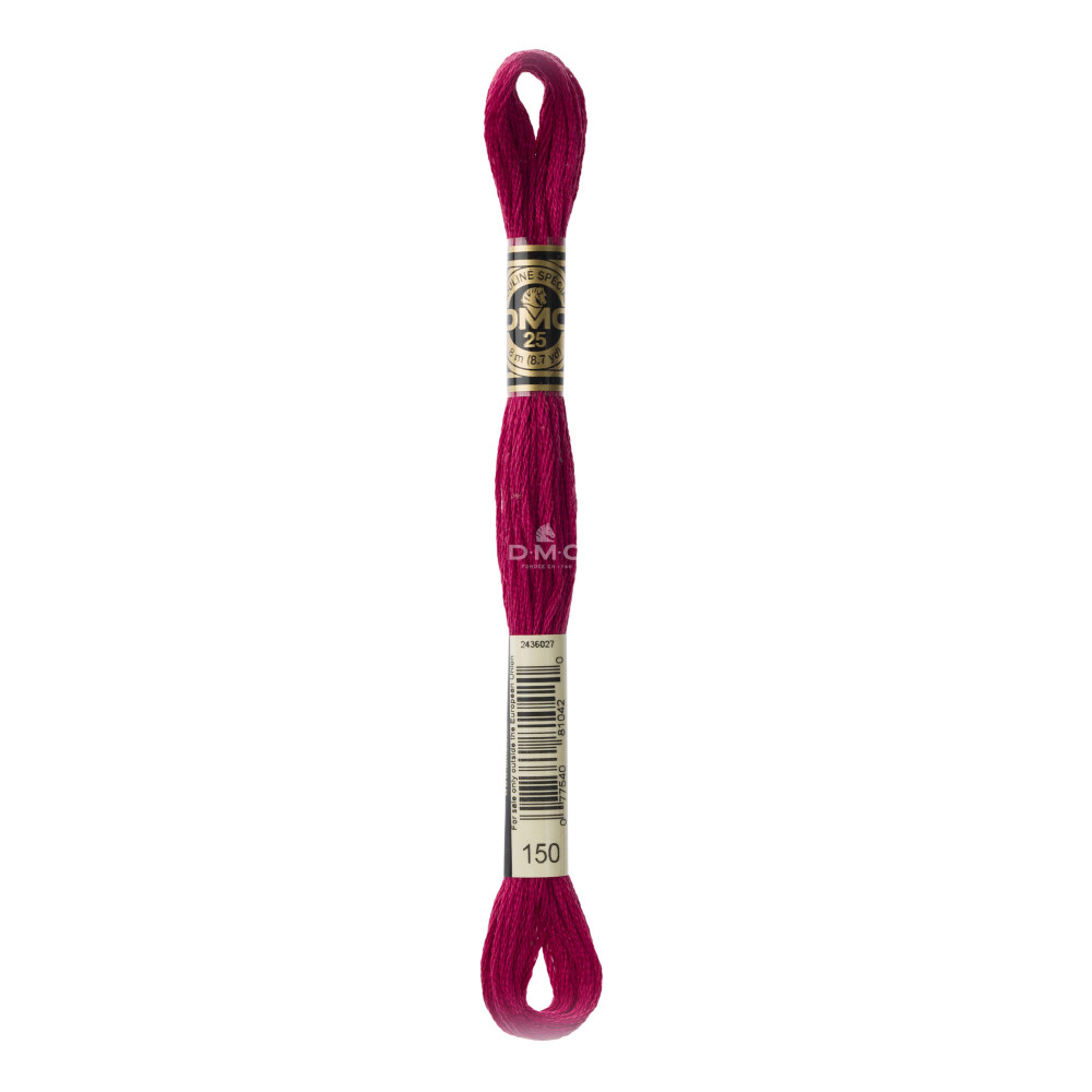 Mouliné spécial DMC 117MC - Nuances rose / rouge / violet / bleu