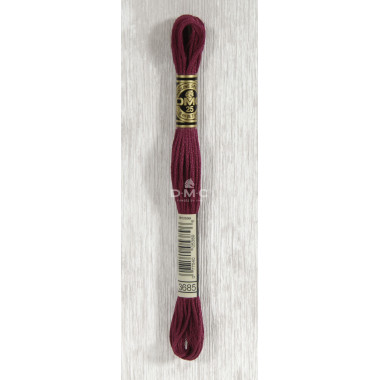 Mouliné spécial DMC 117MC - Nuances rose / rouge / violet / bleu