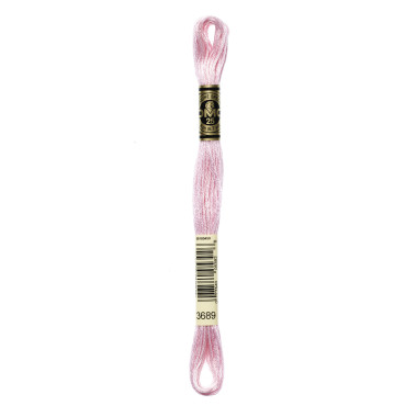 Mouliné spécial DMC 117MC - Nuances rose / rouge / violet / bleu