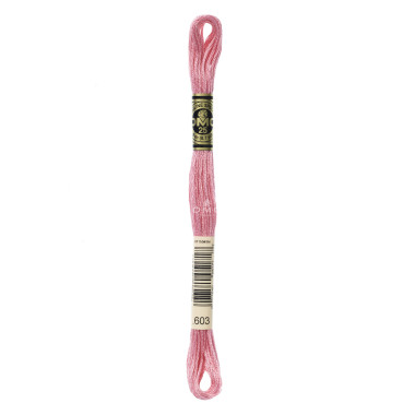 Mouliné spécial DMC 117MC - Nuances rose / rouge / violet / bleu