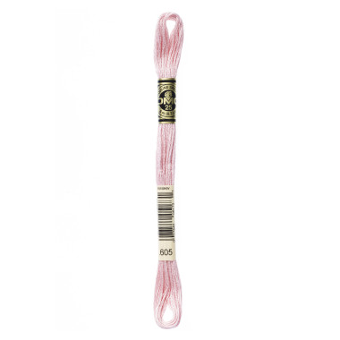 Mouliné spécial DMC 117MC - Nuances rose / rouge / violet / bleu