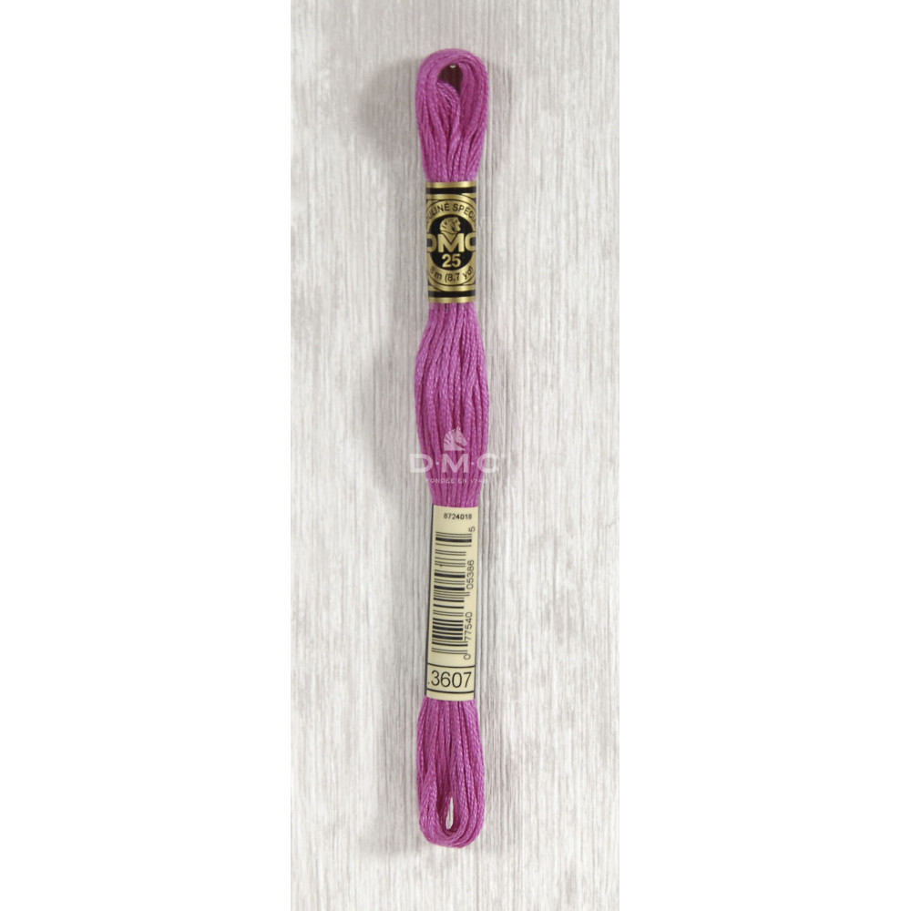 Mouliné spécial DMC 117MC - Nuances rose / rouge / violet / bleu