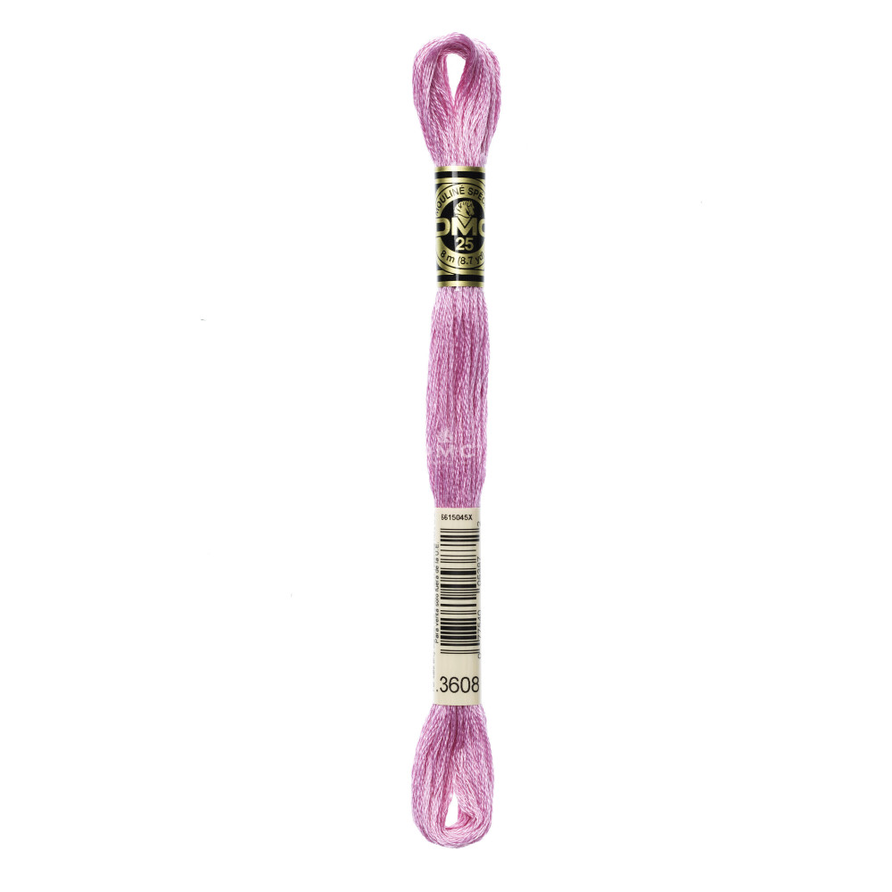Mouliné spécial DMC 117MC - Nuances rose / rouge / violet / bleu