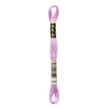 Mouliné spécial DMC 117MC - Nuances rose / rouge / violet / bleu
