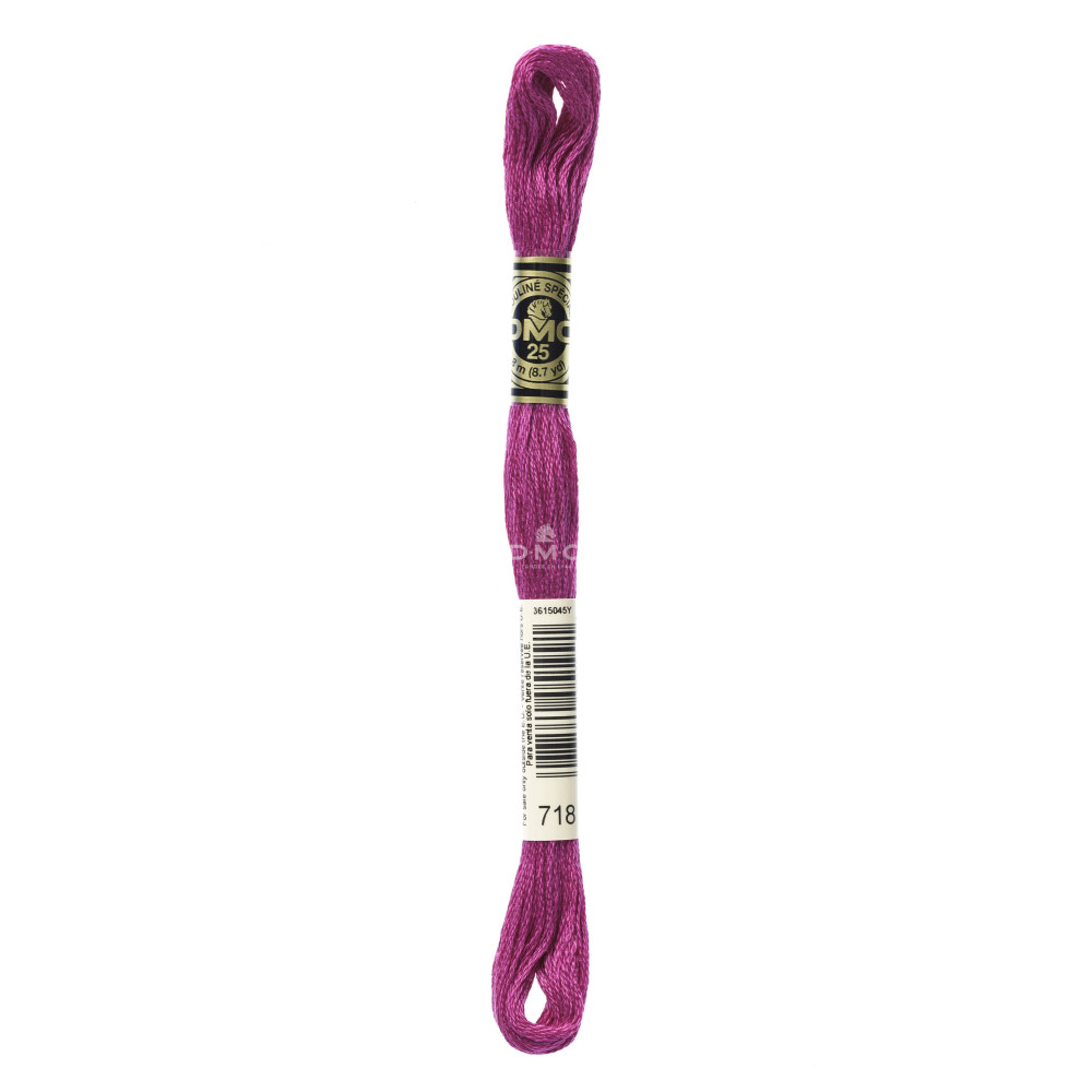 Mouliné spécial DMC 117MC - Nuances rose / rouge / violet / bleu