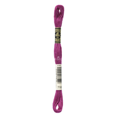 Mouliné spécial DMC 117MC - Nuances rose / rouge / violet / bleu