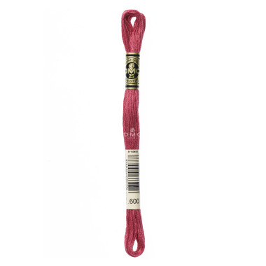 Mouliné spécial DMC 117MC - Nuances rose / rouge / violet / bleu