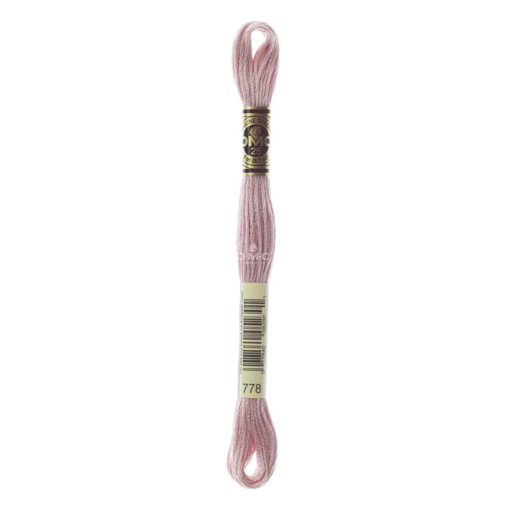 Mouliné spécial DMC 117MC - Nuances rose / rouge / violet / bleu