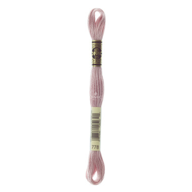 Mouliné spécial DMC 117MC - Nuances rose / rouge / violet / bleu
