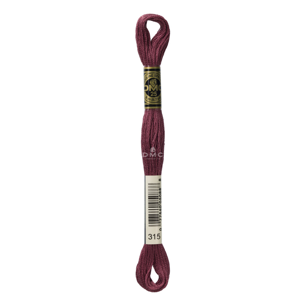 Mouliné spécial DMC 117MC - Nuances rose / rouge / violet / bleu