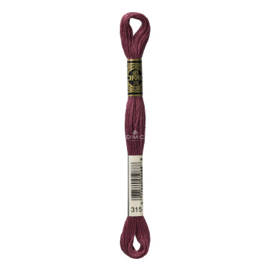 Mouliné spécial DMC 117MC - Nuances rose / rouge / violet / bleu