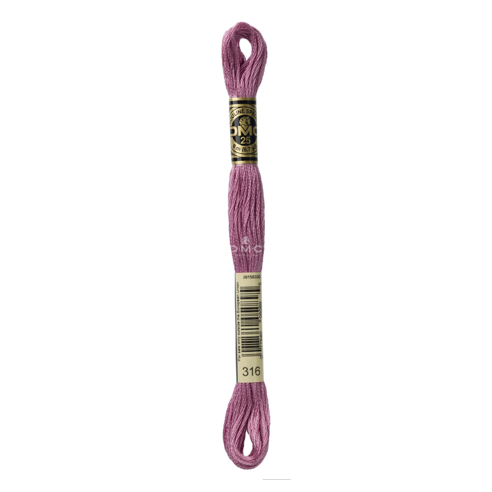 Mouliné spécial DMC 117MC - Nuances rose / rouge / violet / bleu