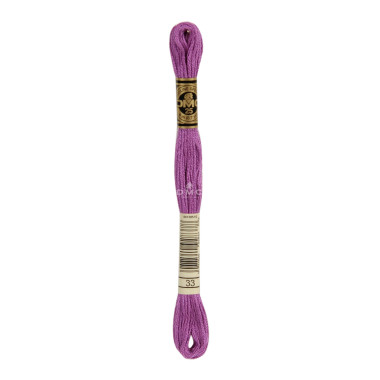 Mouliné spécial DMC 117MC - Nuances rose / rouge / violet / bleu