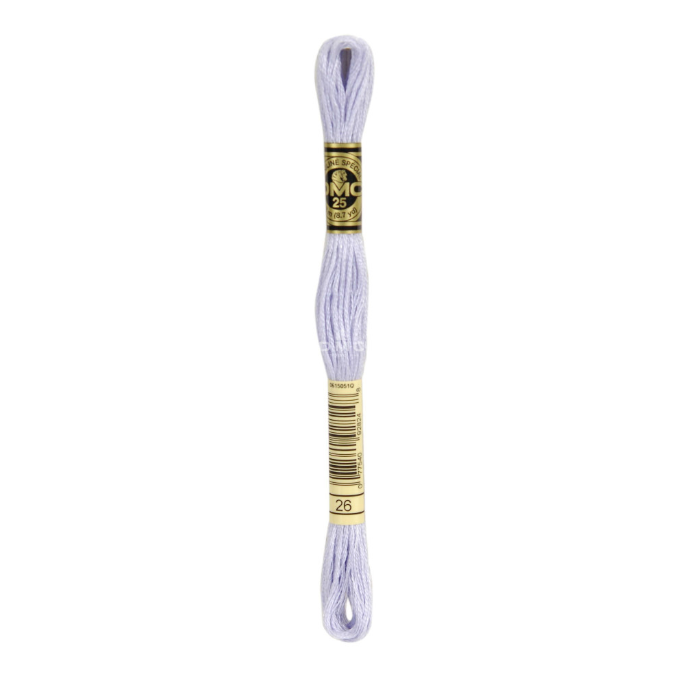 Mouliné spécial DMC 117MC - Nuances rose / rouge / violet / bleu
