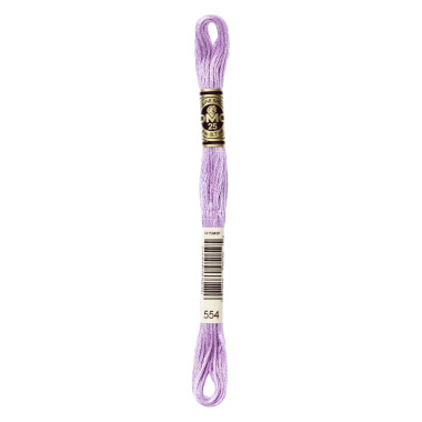Mouliné spécial DMC 117MC - Nuances rose / rouge / violet / bleu