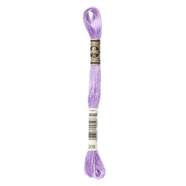Mouliné spécial DMC 117MC - Nuances rose / rouge / violet / bleu
