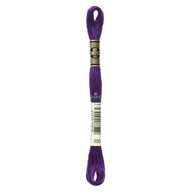 Mouliné spécial DMC 117MC - Nuances rose / rouge / violet / bleu