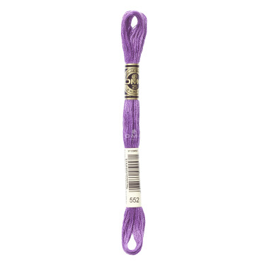Mouliné spécial DMC 117MC - Nuances rose / rouge / violet / bleu