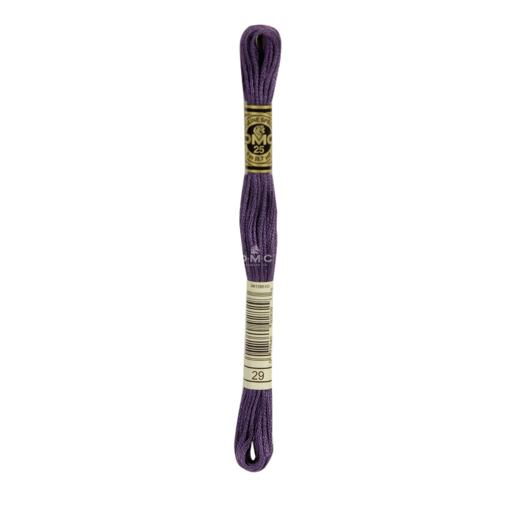Mouliné spécial DMC 117MC - Nuances rose / rouge / violet / bleu