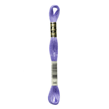 Mouliné spécial DMC 117MC - Nuances rose / rouge / violet / bleu
