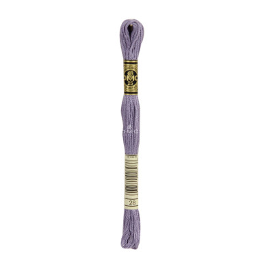 Mouliné spécial DMC 117MC - Nuances rose / rouge / violet / bleu