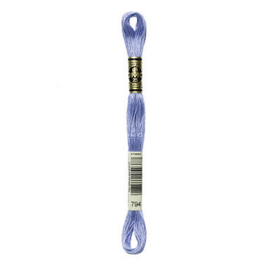 Mouliné spécial DMC 117MC - Nuances rose / rouge / violet / bleu