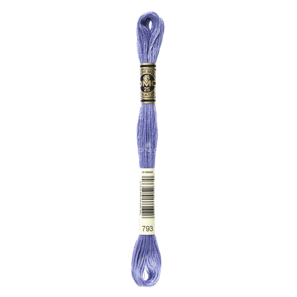 Mouliné spécial DMC 117MC - Nuances rose / rouge / violet / bleu