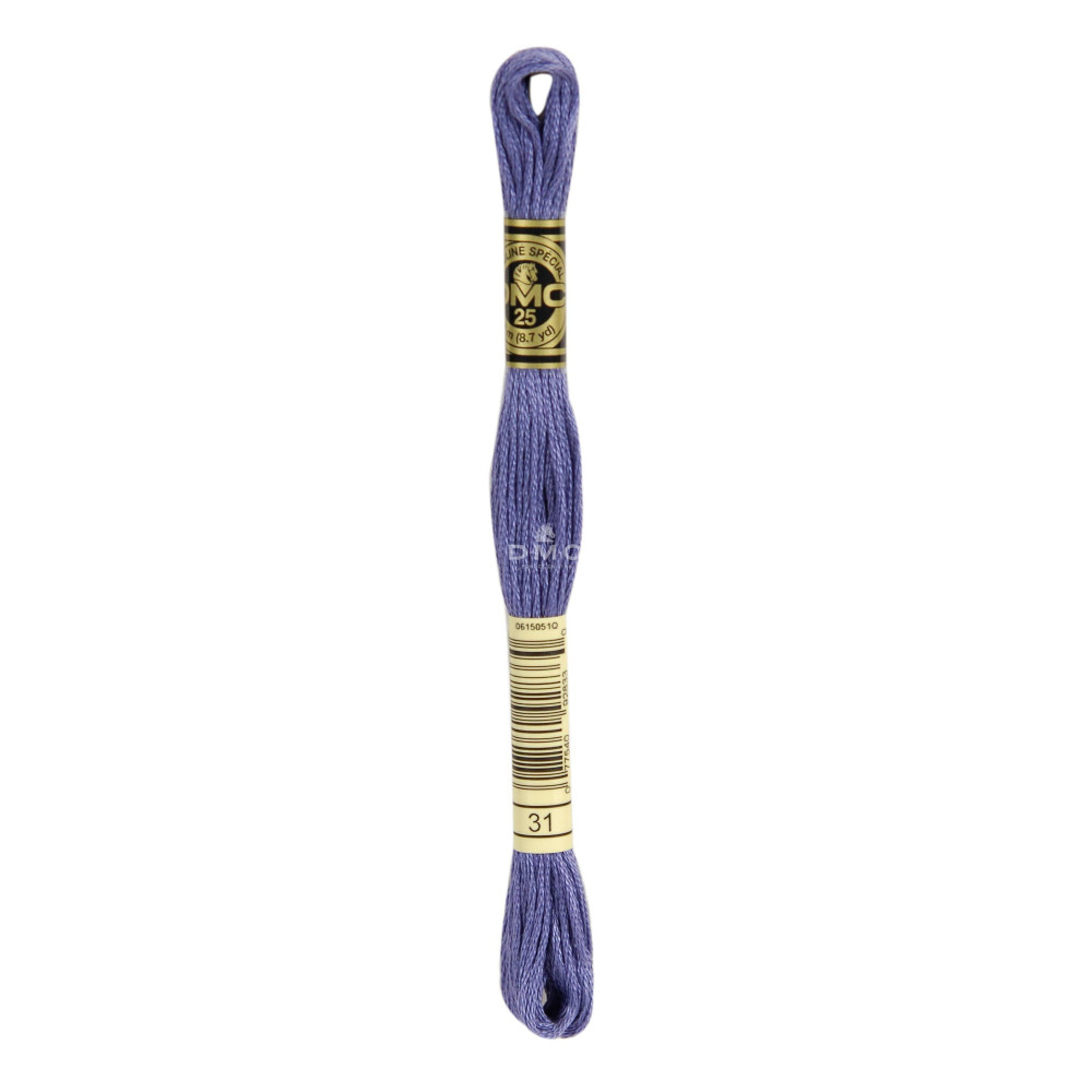 Mouliné spécial DMC 117MC - Nuances rose / rouge / violet / bleu