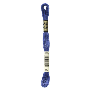Mouliné spécial DMC 117MC - Nuances bleu / vert