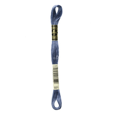 Mouliné spécial DMC 117MC - Nuances bleu / vert